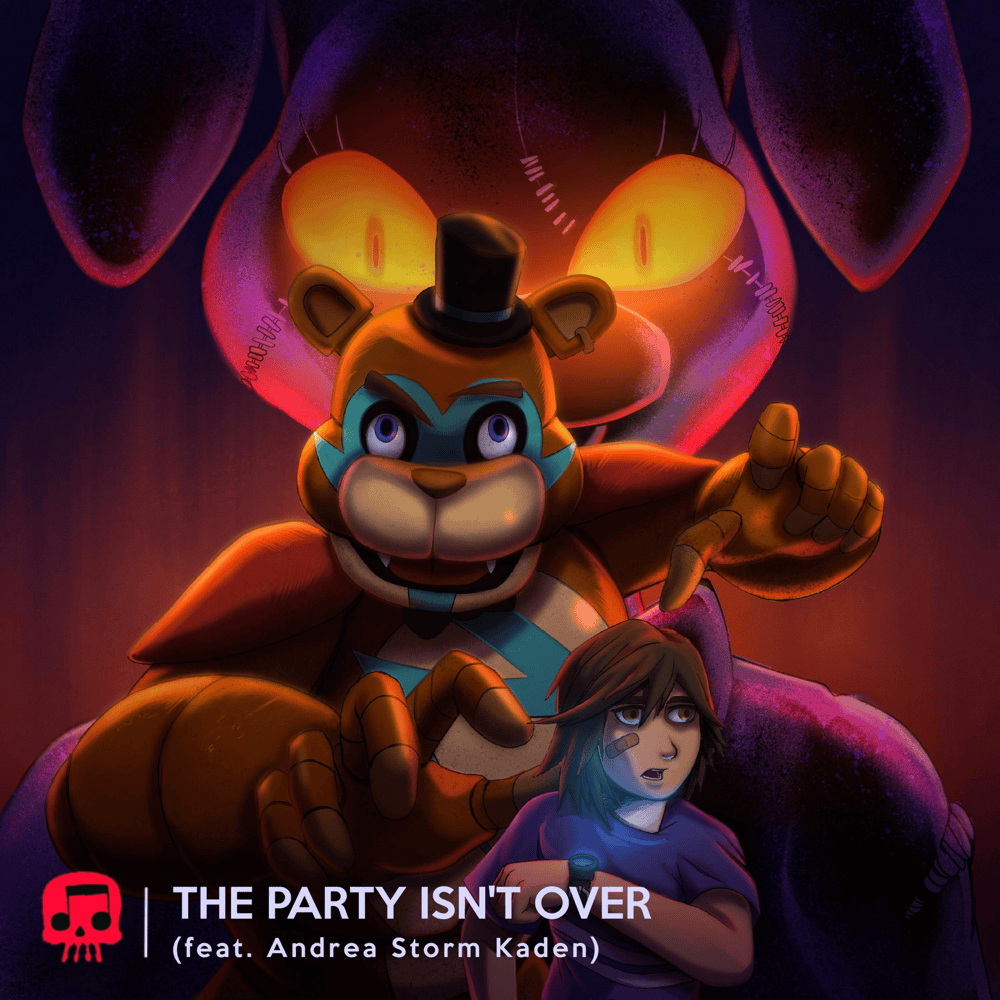 Album cover art for "The Party Isn’t Over" by JT Music & Andrea Storm Kaden