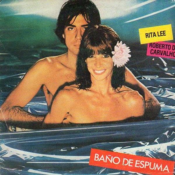 Album cover art for "Baño de Espuma (Banho de Espuma)" by Rita Lee