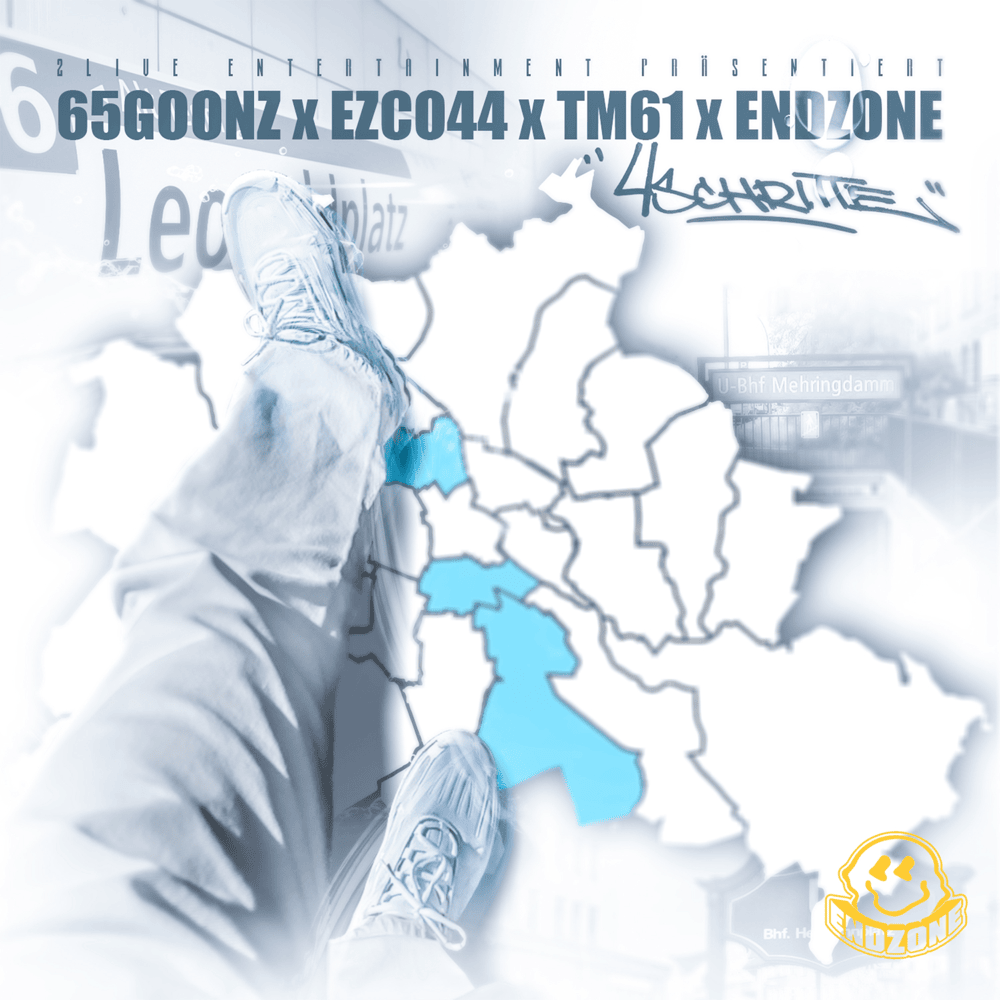Album cover art for "4 Schritte" by 65Goonz & Ezco 44