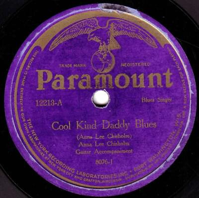 Album cover art for "Cool Kind Daddy Blues" by Anna Lee Chisholm