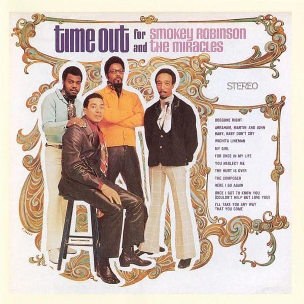 Album cover art for "Doggone Right" by Smokey Robinson & The Miracles