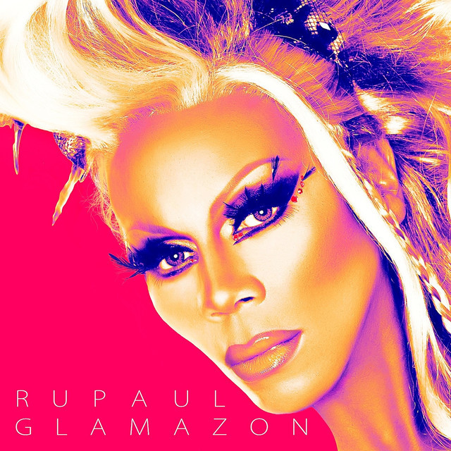 Album cover art for "Live Forever" by RuPaul