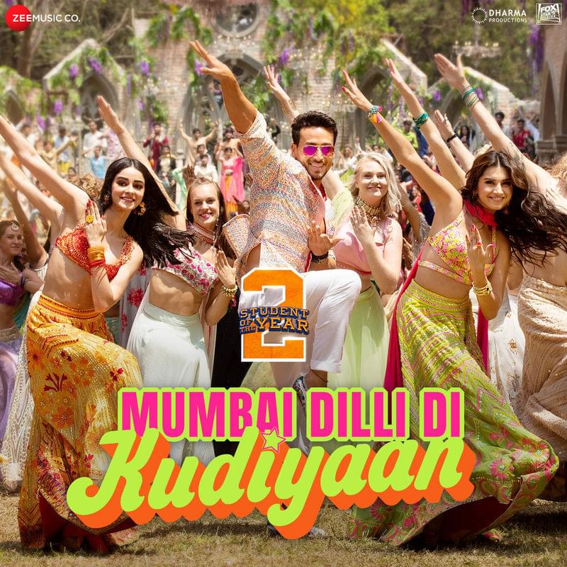 Album cover art for "Dev Negi, Payal Dev & Vishal Dadlani - Mumbai Dilli Di Kudiyaan (Romanized)" by Genius Romanizations
