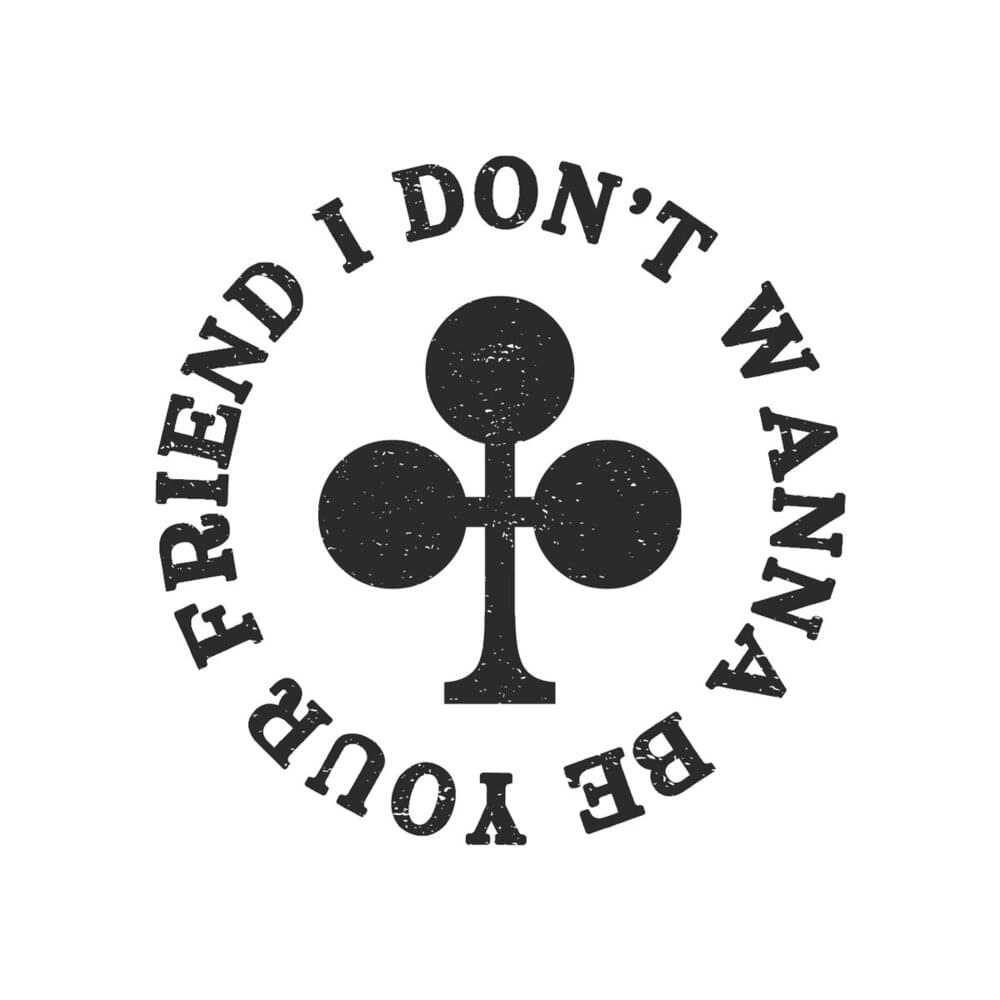 Album cover art for "I Don’t Wanna Be Your Friend" by Jamie Lenman