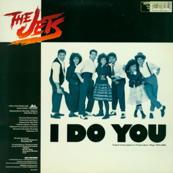 Album cover art for "I Do You" by The Jets (Group)