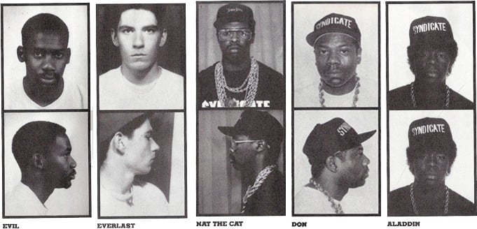 Album cover art for "Never Missin’ a Beat" by Everlast