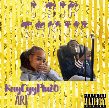 Album cover art for "I Sip (Plumix)" by KayCyy & CrazyLilAri
