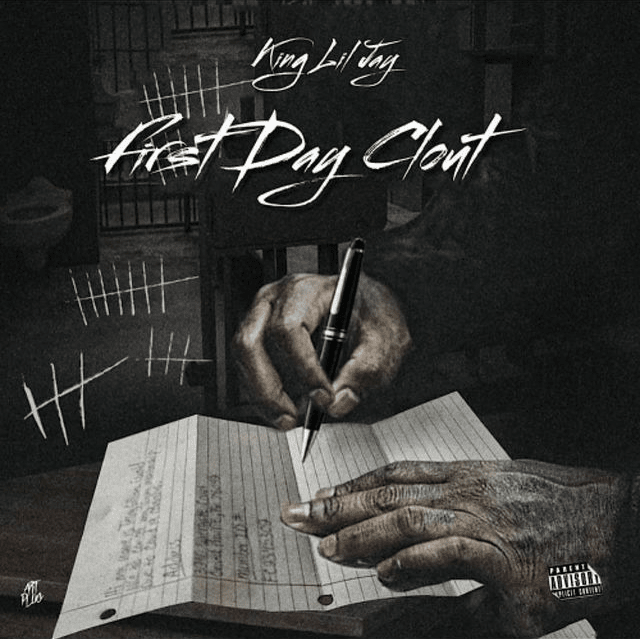 Album cover art for "First Day Clout" by King Lil Jay