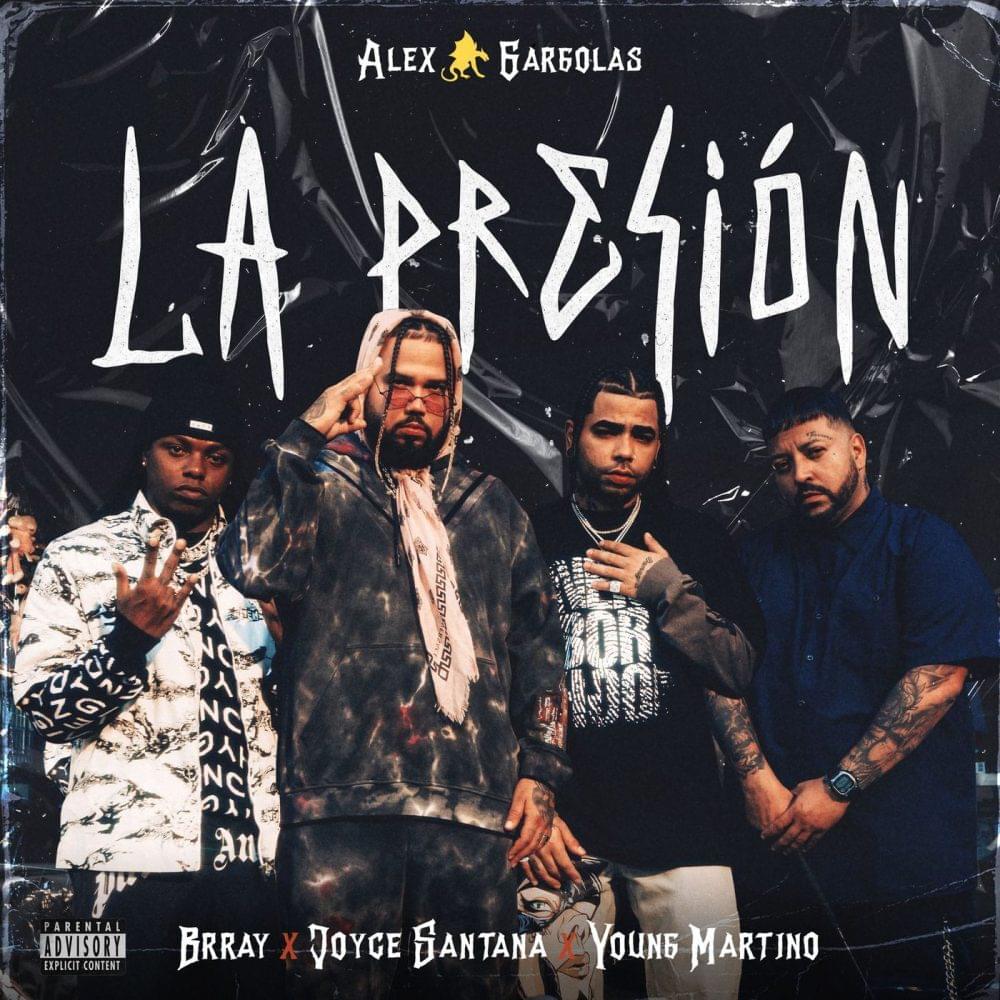 Album cover art for "La Presión" by Alex Gárgolas & Young Martino