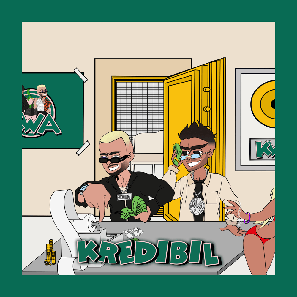 Album cover art for "KREDIBIL" by Jamule