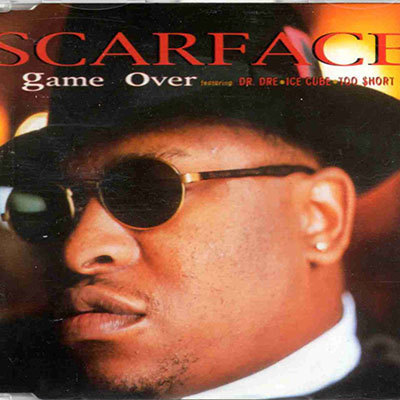 Album cover art for "Game Over" by Scarface & Ice Cube & Too $hort & Dr. Dre