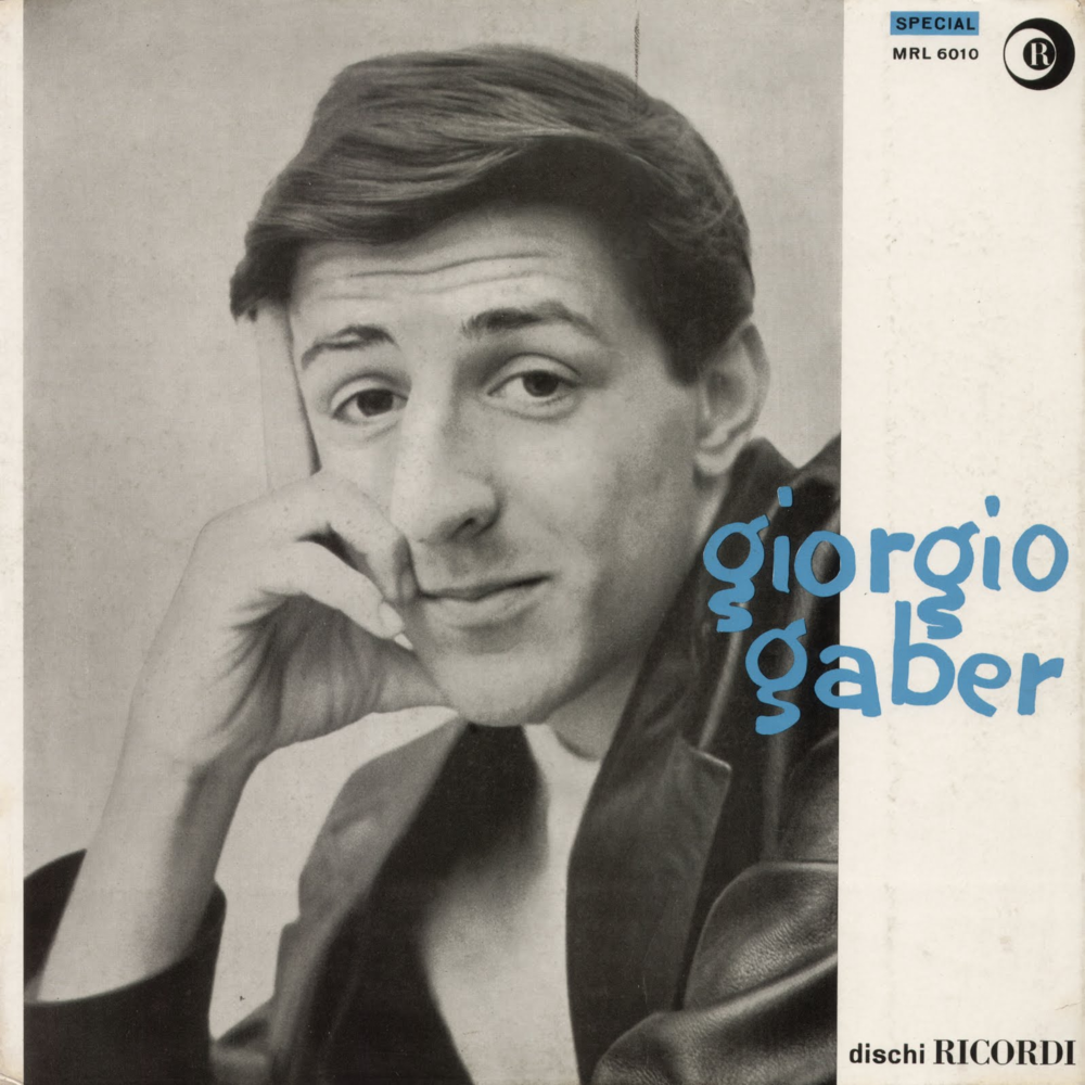 Album cover art for "Benzina e Cerini" by Giorgio Gaber
