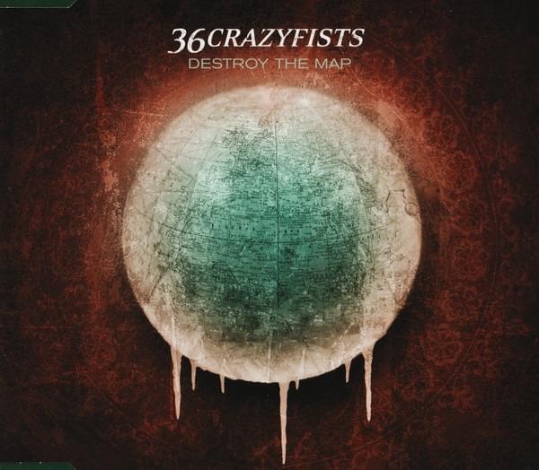 Album cover art for "Destroy the Map" by 36 Crazyfists & Raithon Clay