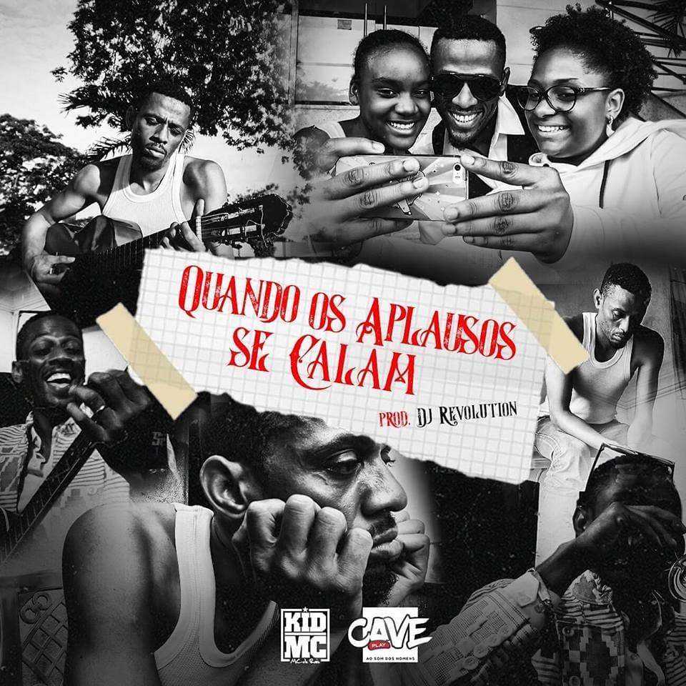 Album cover art for "Quando Os Aplausos Se Calam" by Kid MC & Paulo Flores