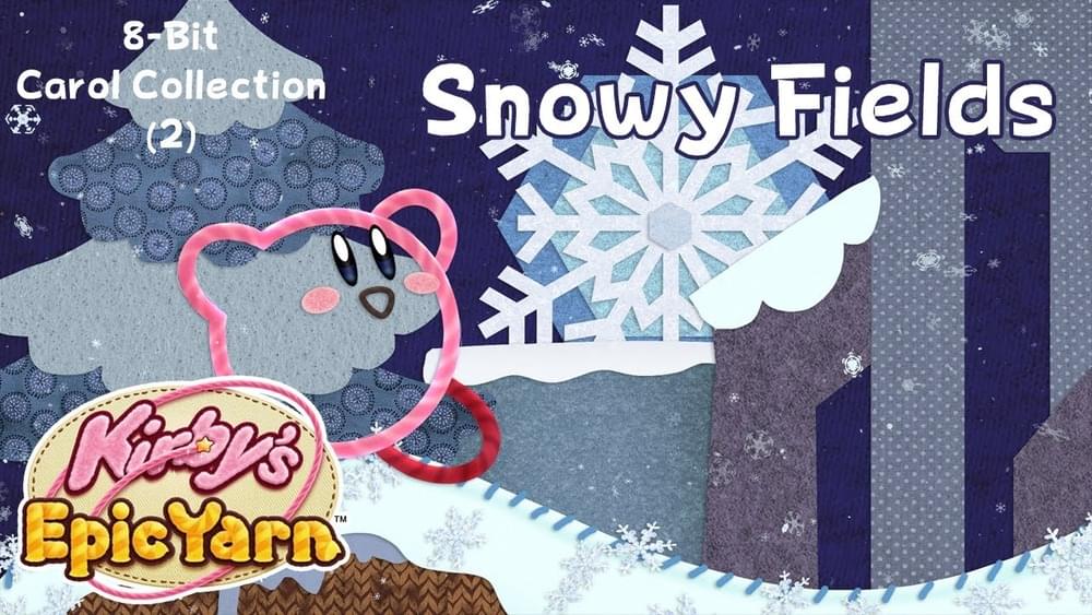 Album cover art for "Snowy Fields WITH LYRICS" by Juno Songs