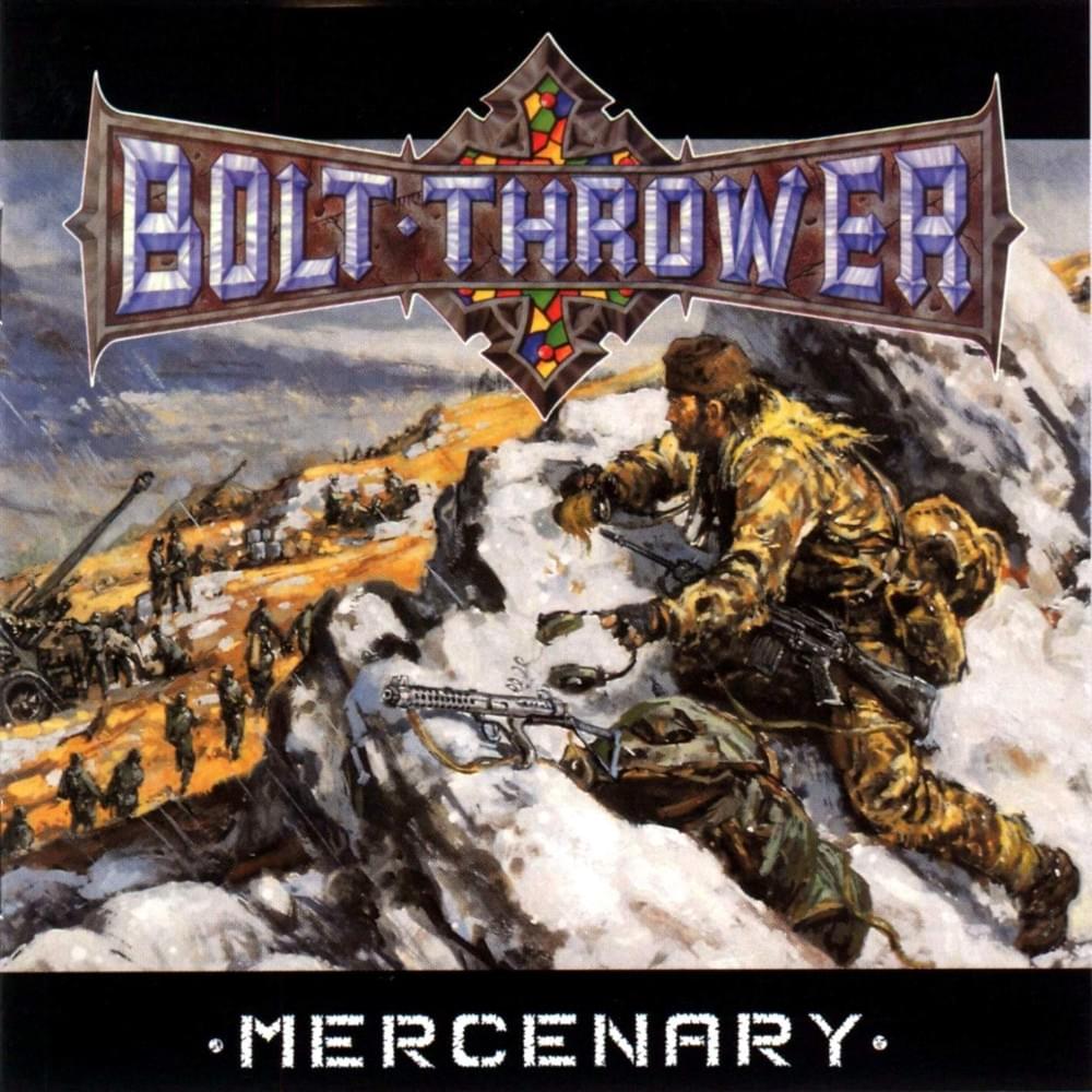 Album cover art for "Mercenary" by Bolt Thrower
