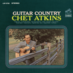 Album cover art for "A Little Bit of Blues" by Chet Atkins