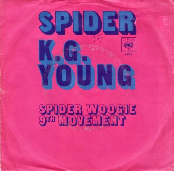 Album cover art for "Spider" by Kenny Young