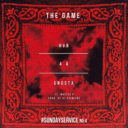 Album cover art for "HVN4AGNGSTA" by The Game & Master P