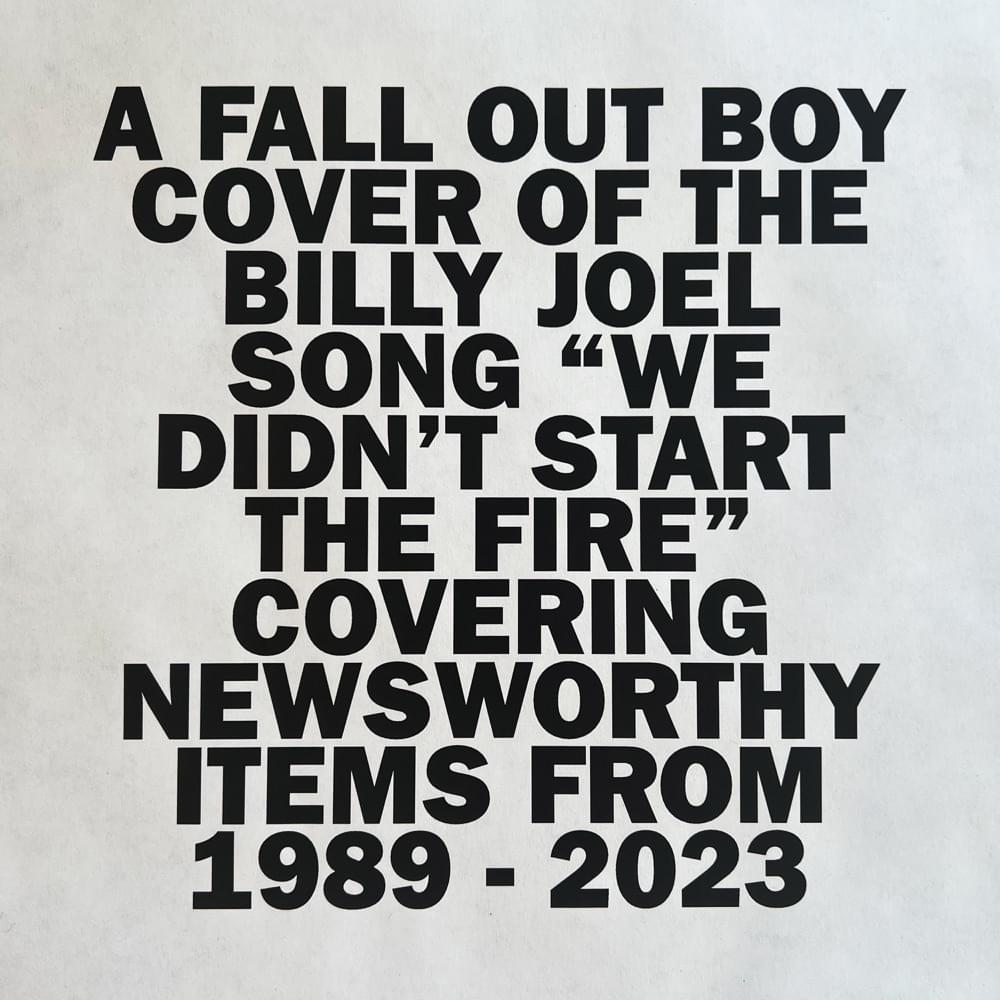 Album cover art for "We Didn’t Start The Fire" by NOW That’s What I Call Music!