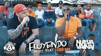Album cover art for "Liro 100 Fluyendo con DJ Scuff" by DJ Scuff