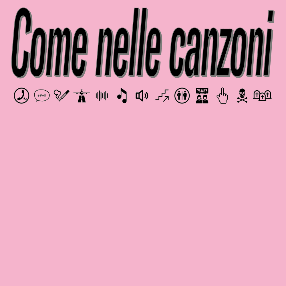 Album cover art for "Come nelle canzoni" by Coez