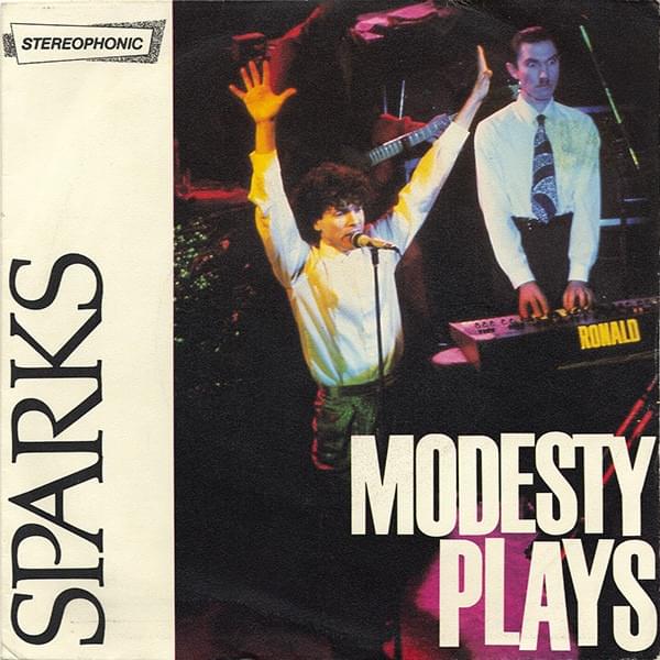 Album cover art for "Modesty Plays" by Sparks