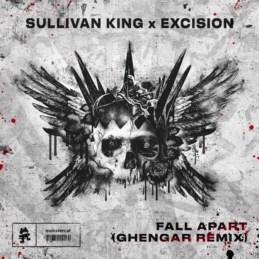 Album cover art for "Fall Apart (GHENGAR Remix)" by Sullivan King