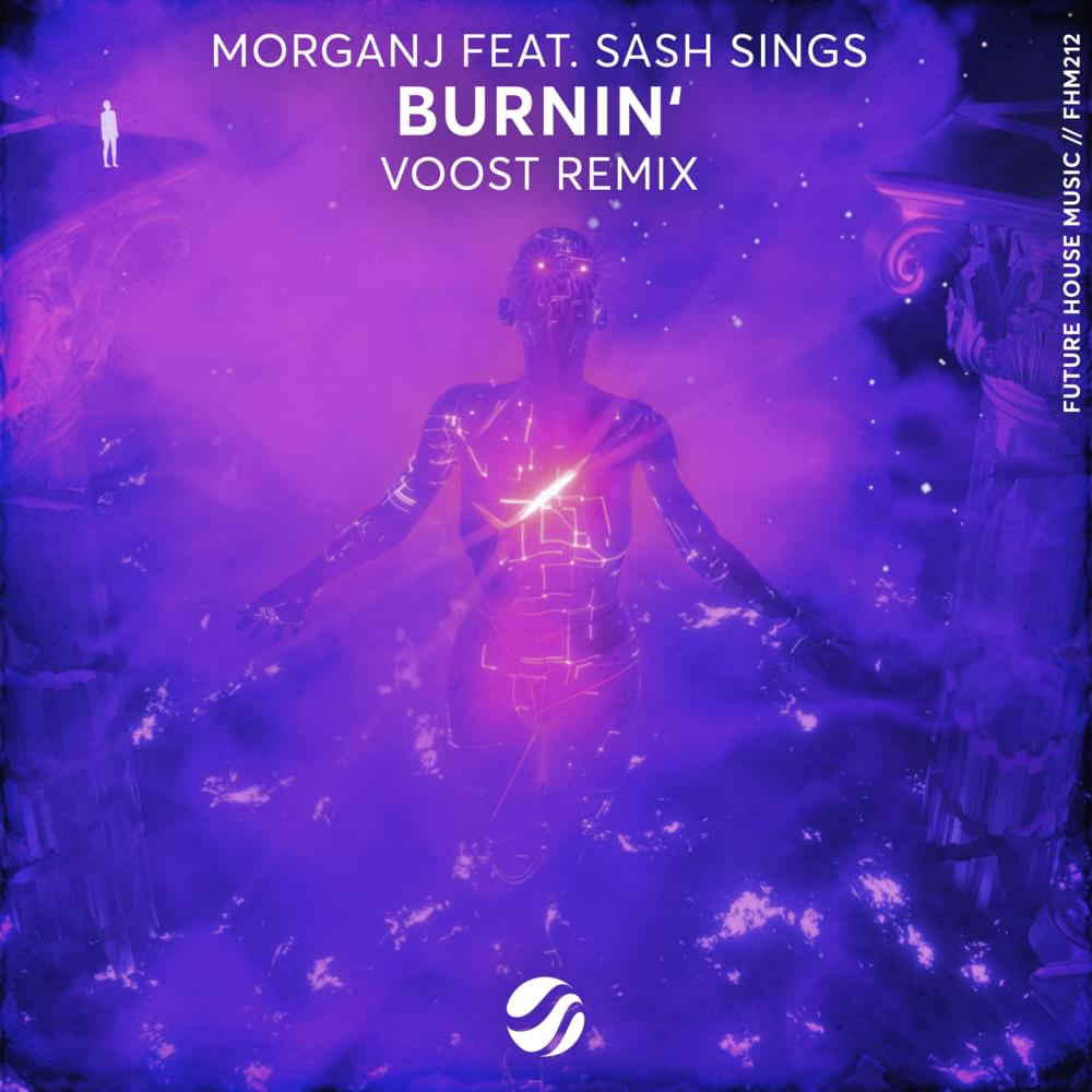 Album cover art for "Burnin’ (Voost Remix)" by MorganJ & Sash Sings