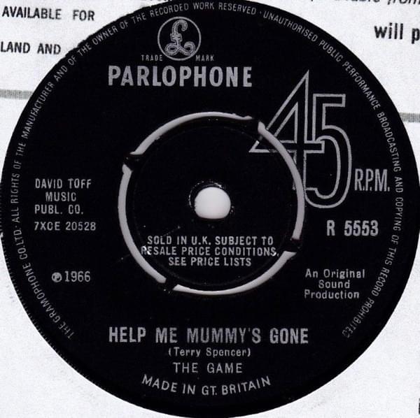 Help Me Mummy’s Gone by The Game [UK Band]