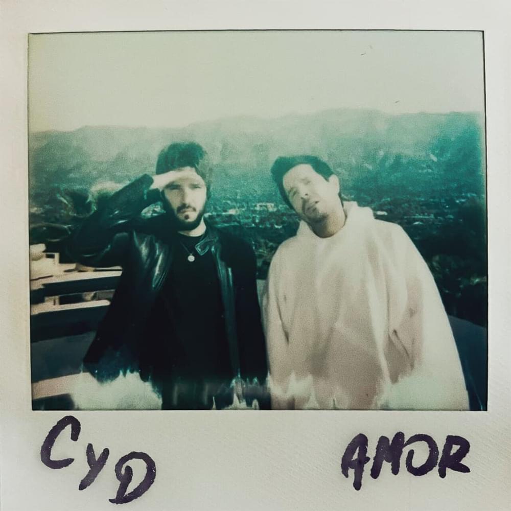Album cover art for "Amor" by Cali y El Dandee