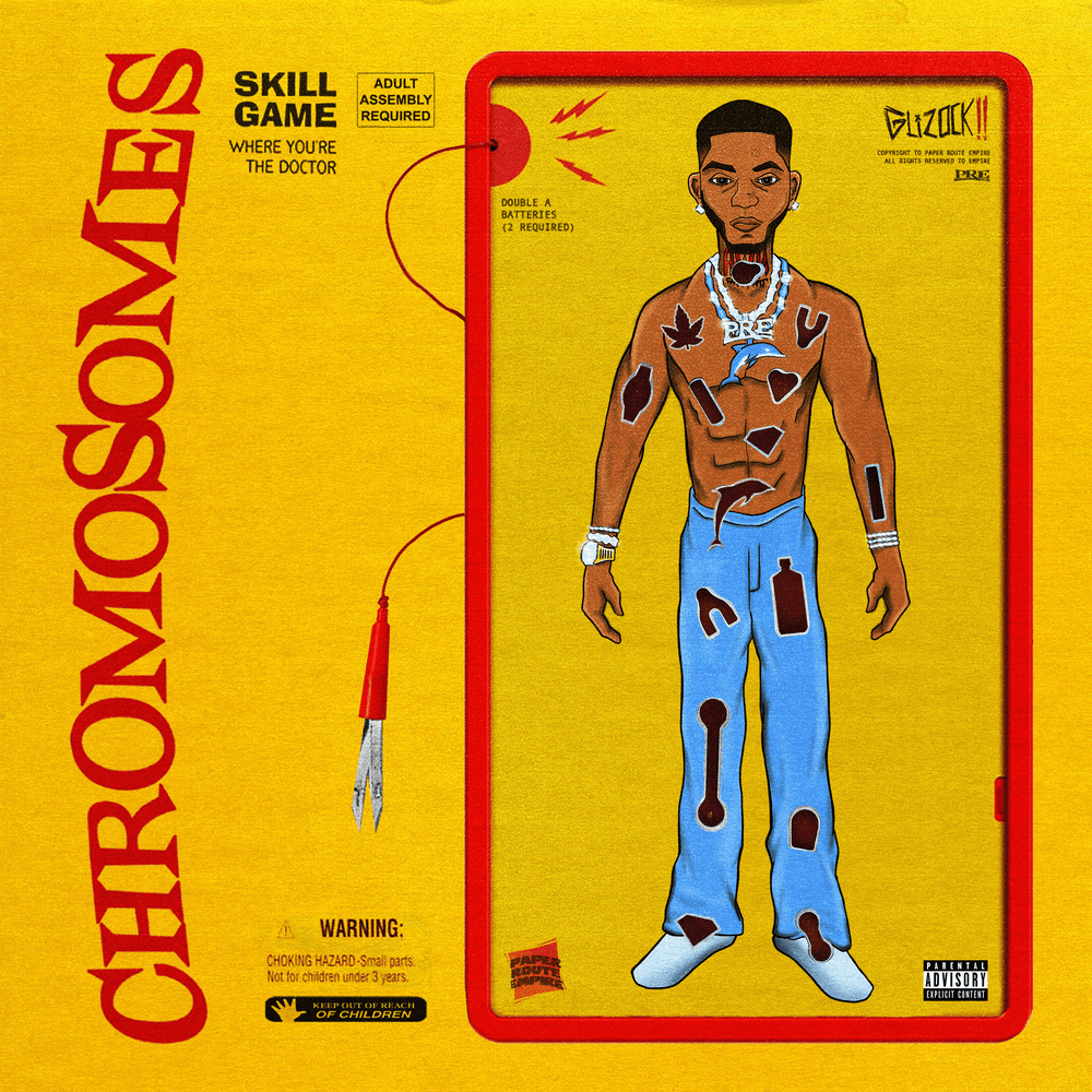 Album cover art for "Chromosomes" by Key Glock