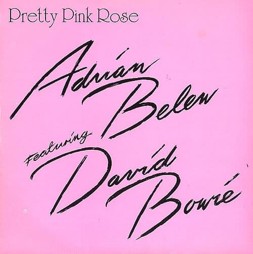 Album cover art for "Pretty Pink Rose" by Adrian Belew & David Bowie