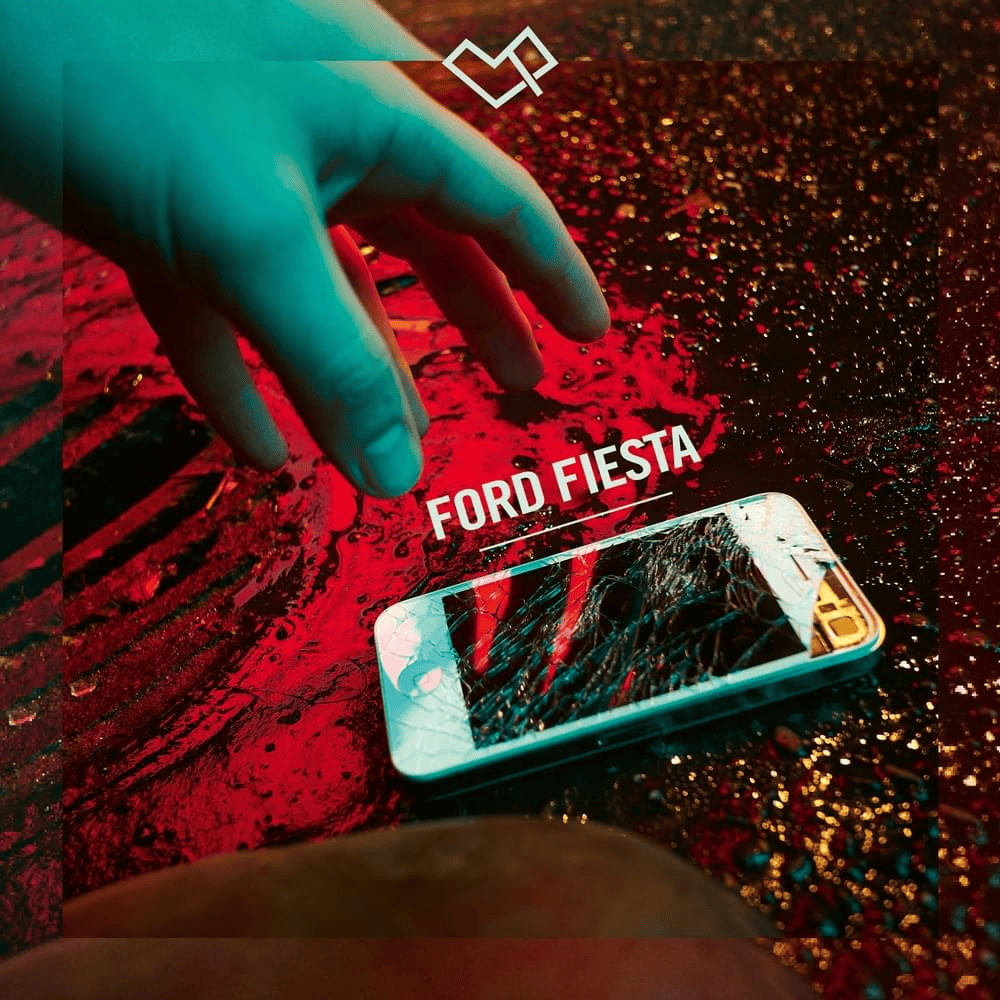 Album cover art for "Ford Fiesta" by Das Lumpenpack