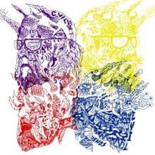 Album cover art for "Purple Yellow Red and Blue (Passion Pit Remix)" by Portugal. The Man