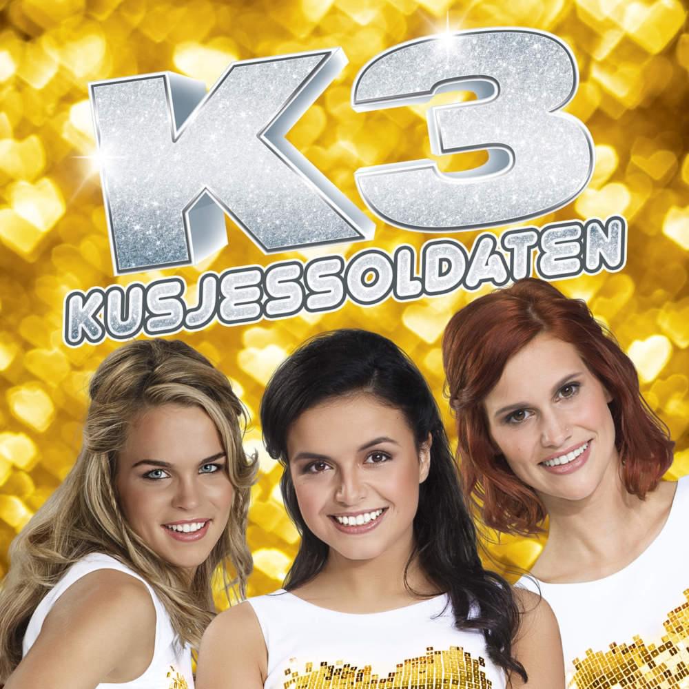 Album cover art for "Kusjessoldaten" by K3