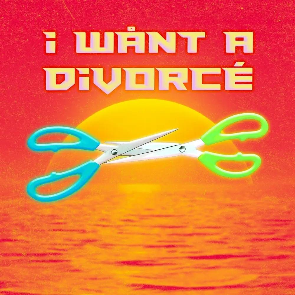 Album cover art for "I Want a Divorce" by RiFF RAFF