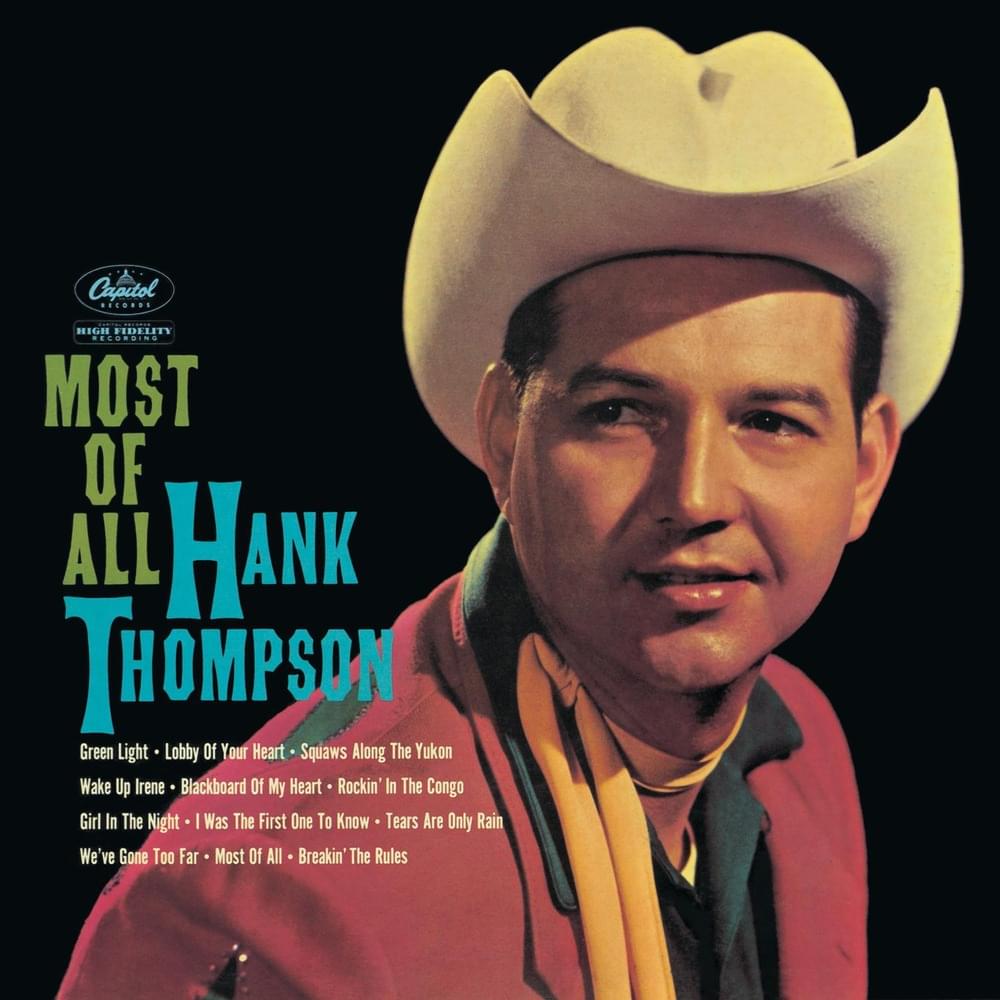 Album cover art for "Wake Up, Irene" by Hank Thompson
