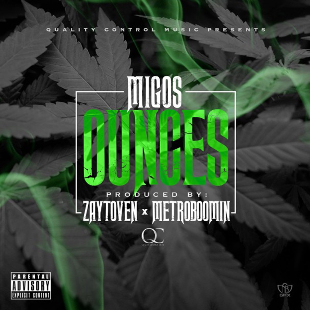 Album cover art for "Ounces" by Migos
