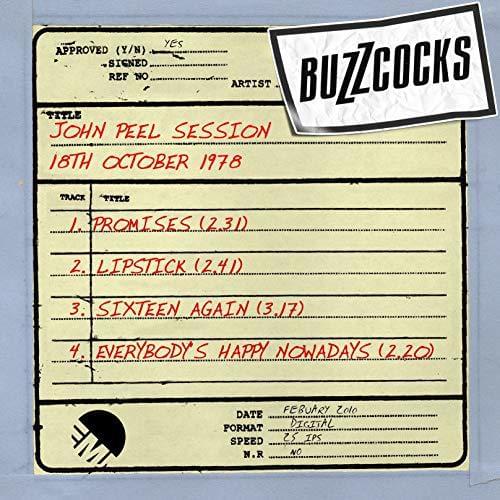 Album cover art for "Promises (John Peel Show)" by Buzzcocks
