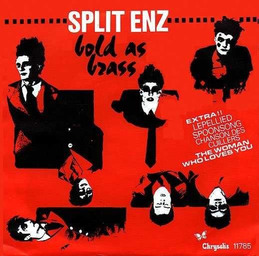 Album cover art for "Bold as Brass" by Split Enz