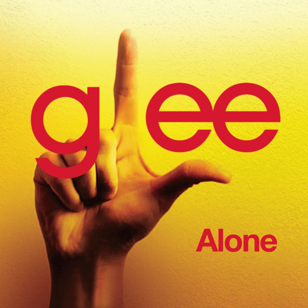 Album cover art for "Alone" by Glee Cast & Kristin Chenoweth