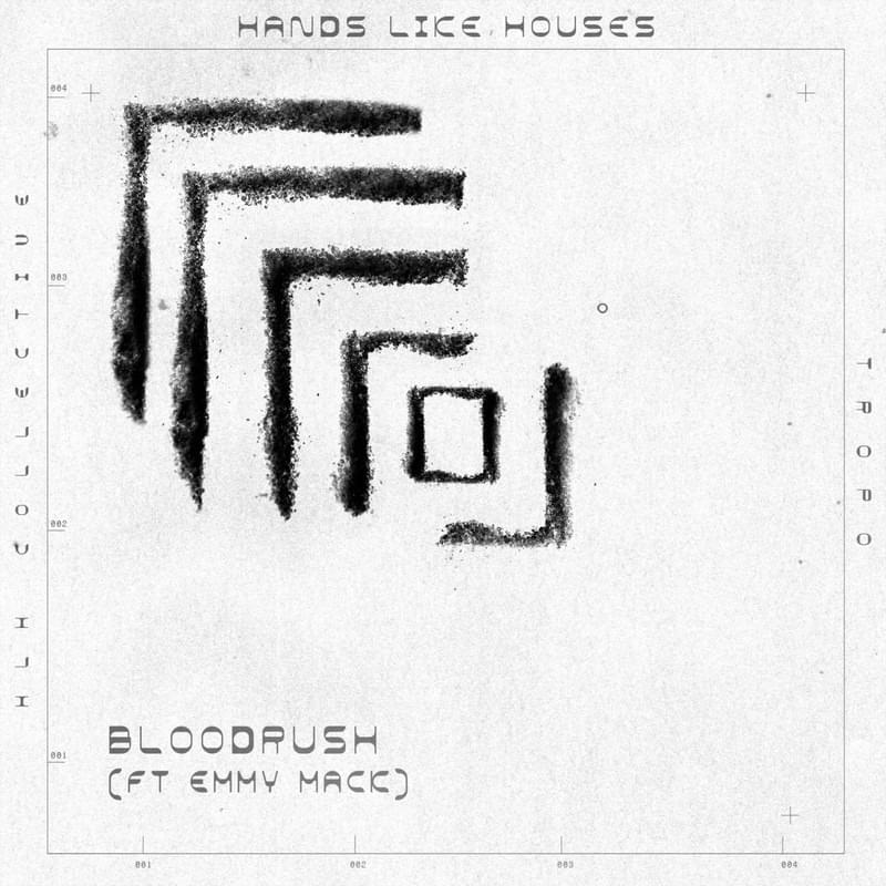 Album cover art for "BLOODRUSH" by Hands Like Houses
