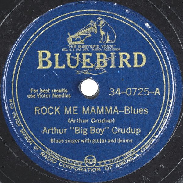 Album cover art for "Rock Me Mamma" by Arthur “Big Boy” Crudup