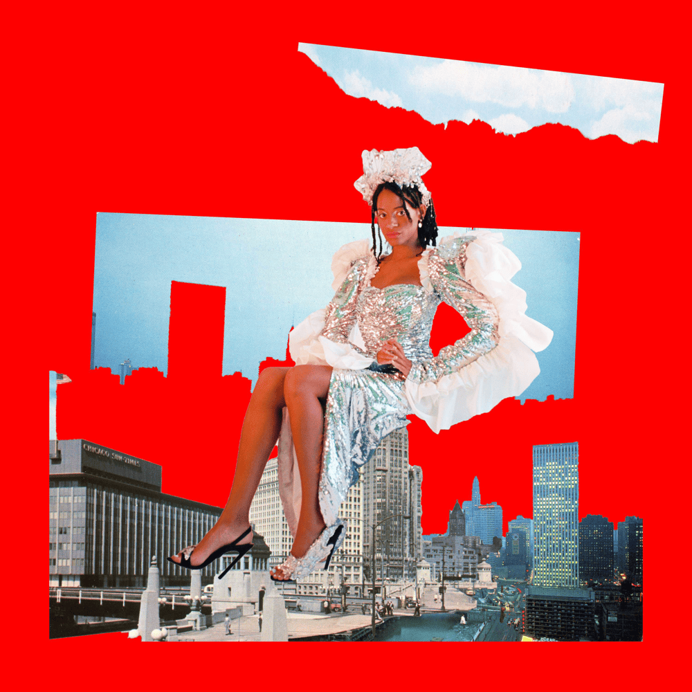 Album cover art for "DEATH FANTASY" by Kilo Kish & Miguel