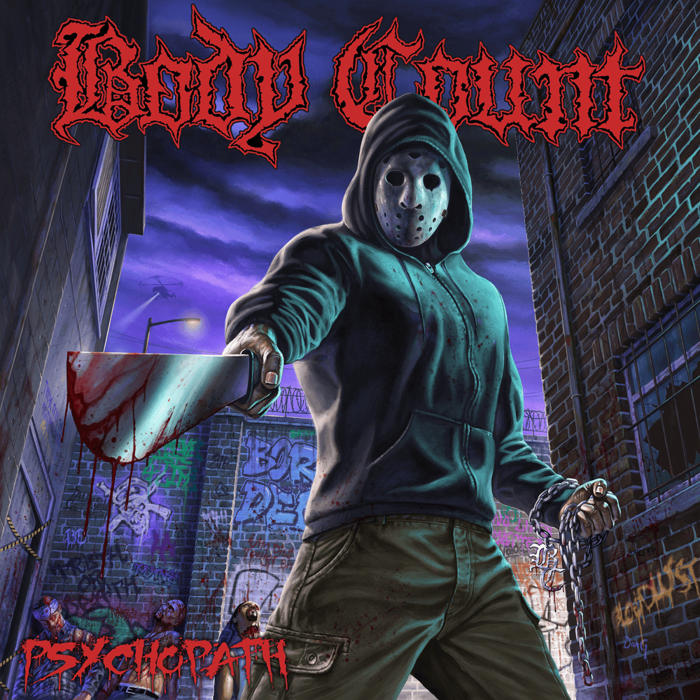 Album cover art for "Psychopath" by Body Count & Joe Badolato