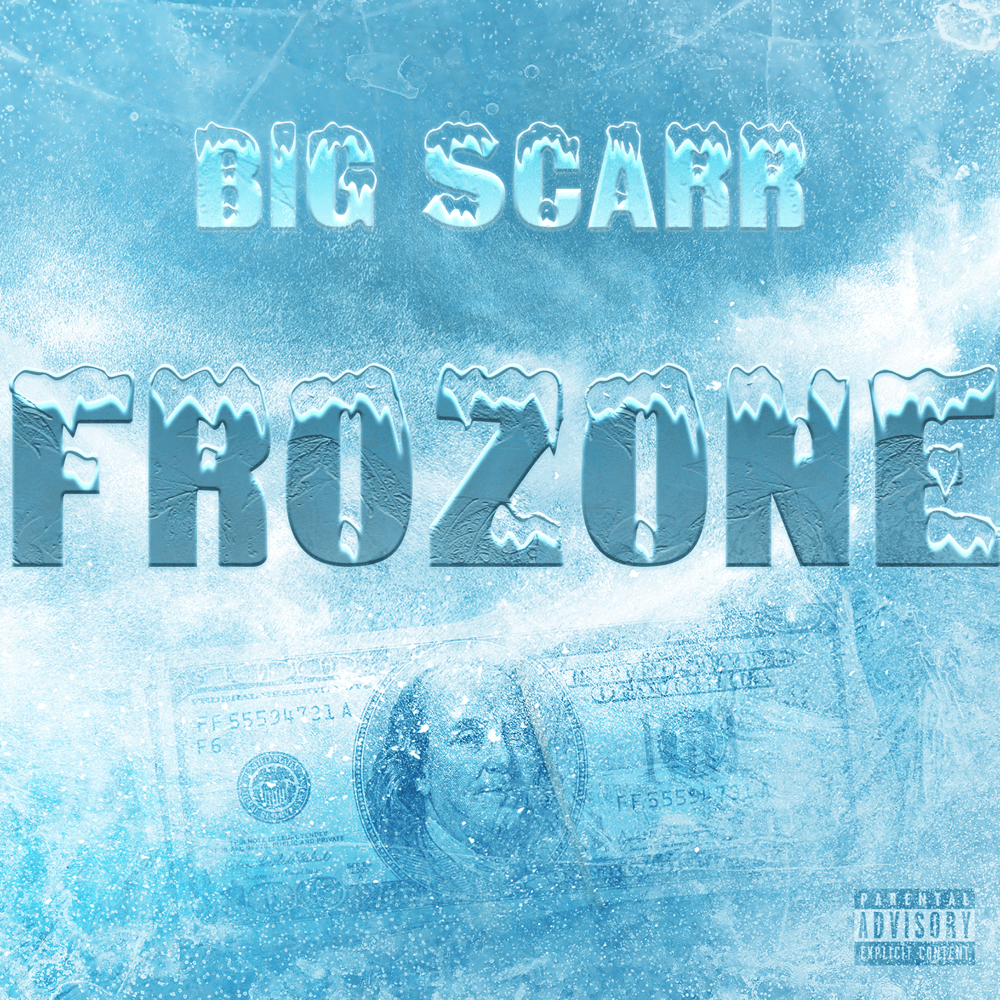 Album cover art for "Frozone" by Big Scarr