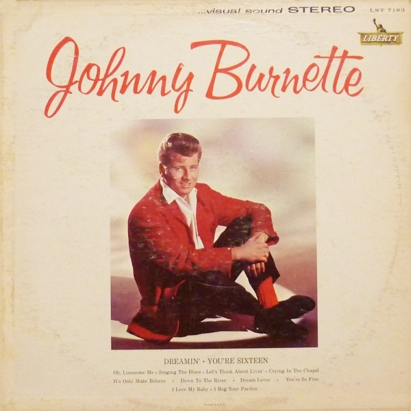 Album cover art for "You’re Sixteen" by Johnny Burnette