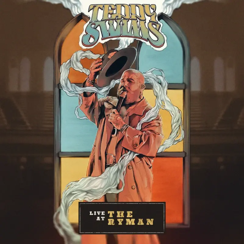 Album cover art for "Lose Control (Live at the Ryman)" by Teddy Swims