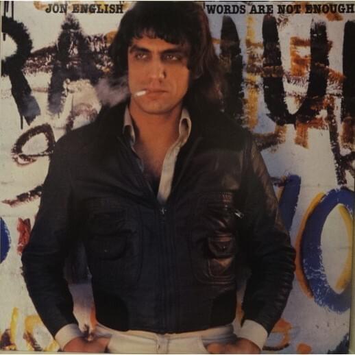 Album cover art for "Words Are Not Enough" by Jon English